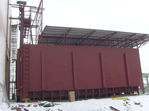 臺車式澆注料型加熱爐